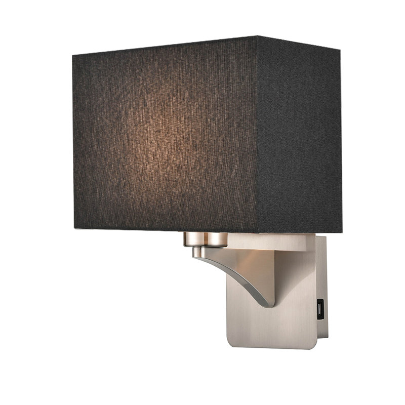 Kharbanda Armed Sconce, Black