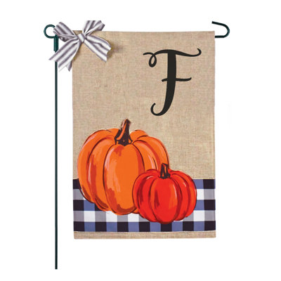 Monogramme Buffalo Check Pumpkins