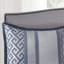 Ensemble d'édredon en jacquard 7 pièces grand bleu marine-131588281-131588279