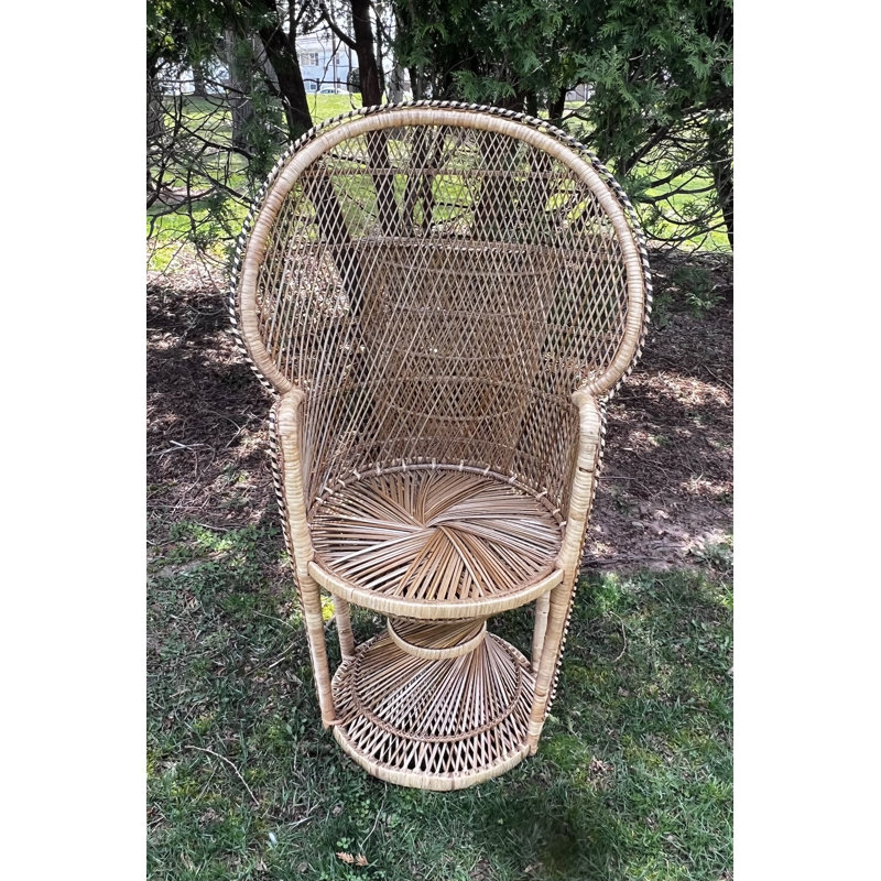 Fauteuil demi-tonneau Corban, Naturel