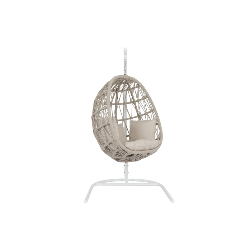 Chaise suspendue Milano, Toile de lin Sunbrella®, Blanc