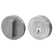 Round Single Cylinder Deadbolt with Oval Turnpiece