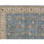 Tapis bleu et doré de haute qualité noué à la main