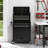 24.4'' W 8 -Drawer Stainless Steel Combination Set with Wheels-66384259
