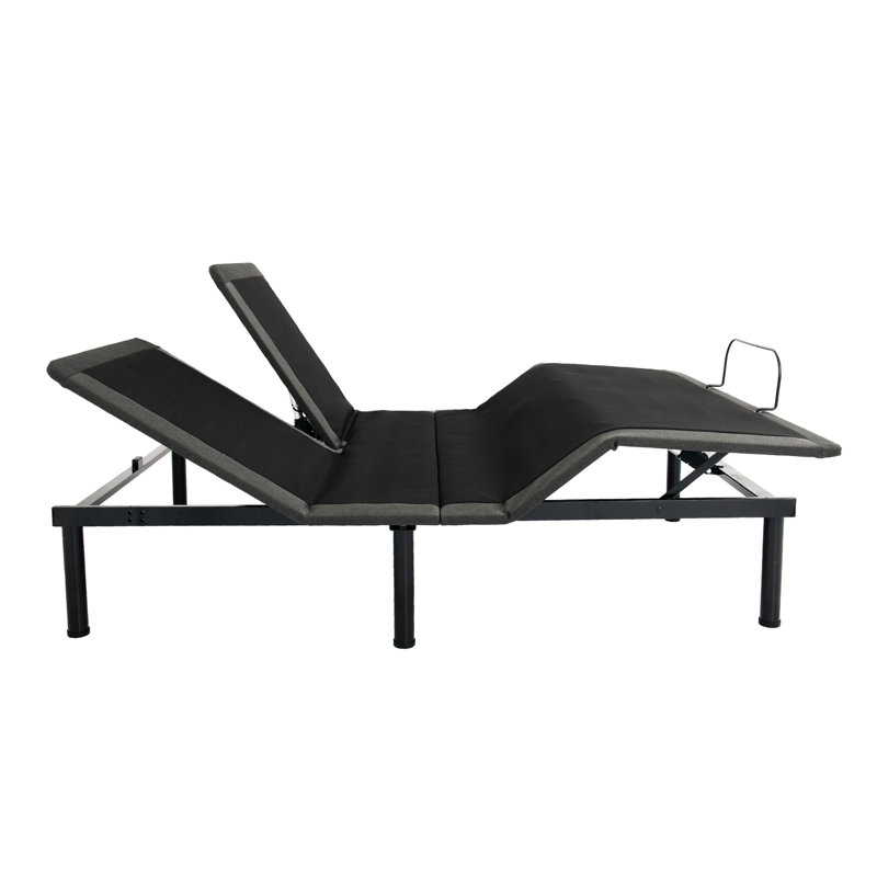 Queen Size Bed Frame Adjustable - Wireless Remote Control, 110 Pound Weight With Charging Function 30 Degrees Foot Lift, 59" X 79