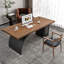 Bureau d'ordinateur en fer massif avec tiroirs Ironwork-1244795913