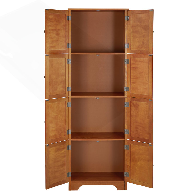 Armoire de rangement haute 72,4 ", Chêne