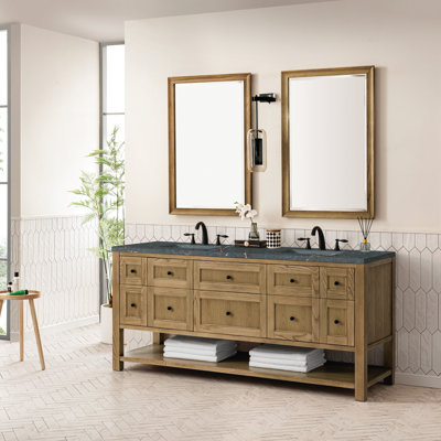 Breckenridge 72'' Double Bathroom Vanity with Top