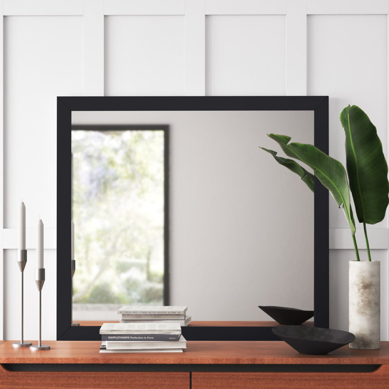 Commode moderne et contemporaine miroir Eisen, Noir