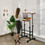 Bureau mobile à hauteur ajustable avec roulettes-87145992