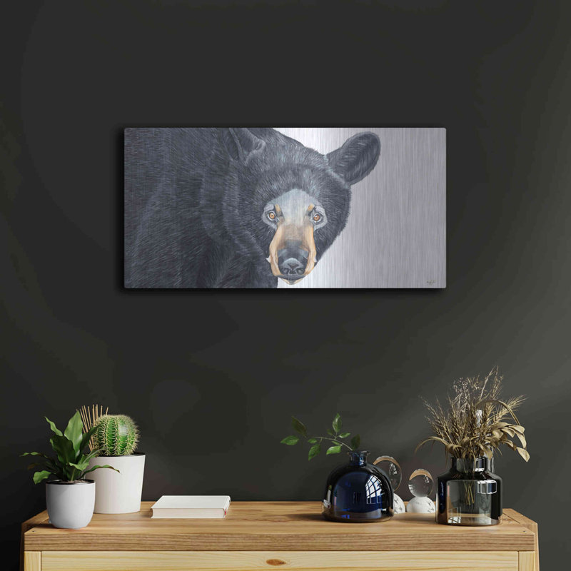 «Black Bear» par Diane Fifer, H 12 po x l 24 po