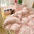 Cute Bowknot Pink And Blue Plaid Comforter Set Bowknot Polka Dot On White Pink Abstract Striped Comforter Set For Kids Girls Woman-116150738-116150737