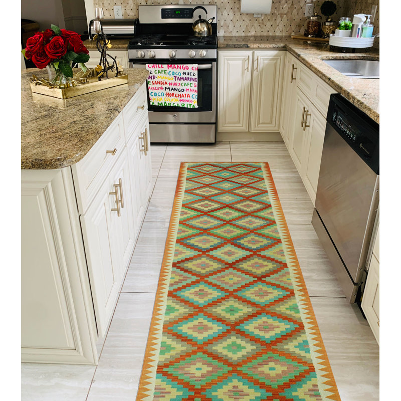 Bobbee Wool Geometric Indoor Rug