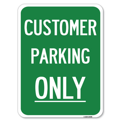 Customer Parking Only/24208