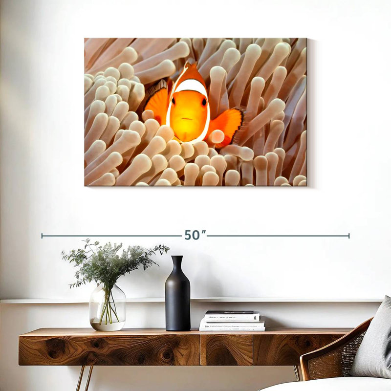 Clownfish Anemone, 24" H x 36" W