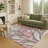 Machine Washable Indoor/Outdoor Chantille ACN2336 Botanical Rug-519221142