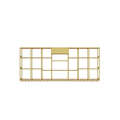 Multi-tier Iron Wall Mounted Wine Rack