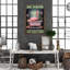 Flamant rose dans une baignoire, impression sur toile-1277454793