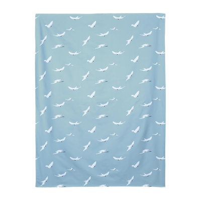  43"x57" Rectangle Tablecloth Table Cover Seagull Yard Party Picnic Washable Polyester Decorative Fabric for Garden Summer Event Planning
