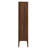 Nell 71" Glass Door Tall Display Storage Cabinet
