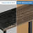 4-Tier 43.3" Corner Shelf, Open Shelves for Display and Storage-434006501