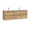 Perla C140D 55.5" Wall Mounted bathroom Vanity