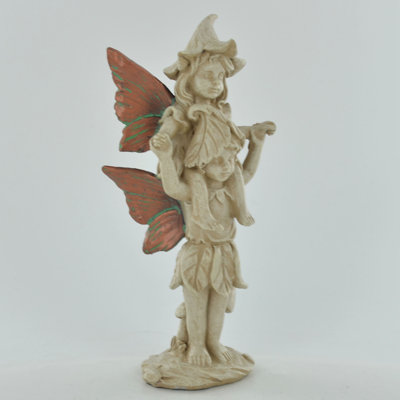Ron Fairies Weather Resistant Resin Garden Statue
