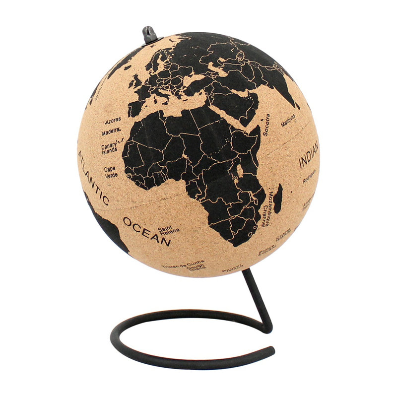 Cork Tabletop Globe