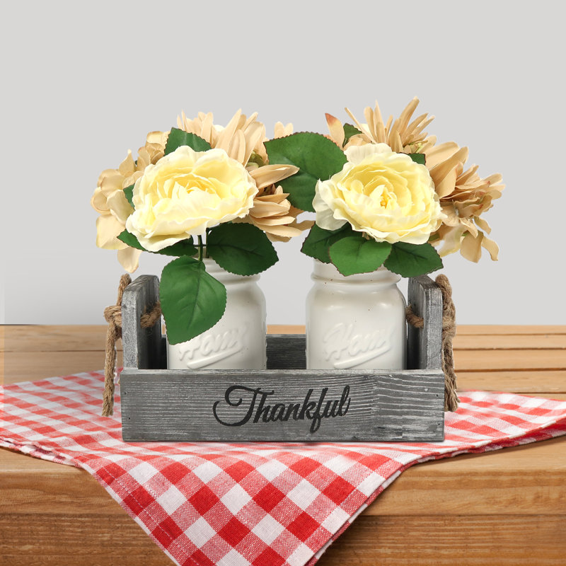 Centre de table Coon Mason, Blanc