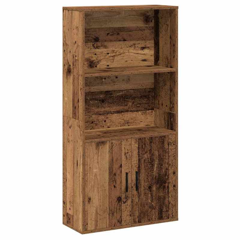 Bookcase 60X24x120 Cm Engineered Wood, Old Wood