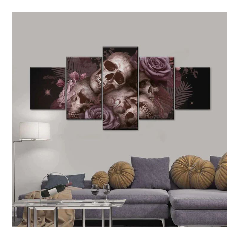 Skeletons and Skulls, H 36 po x l 80 po x P 1,25 po