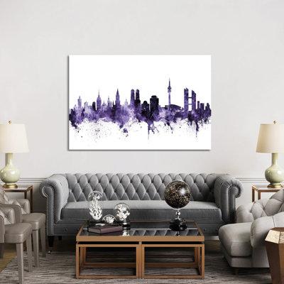 Munich, Germany Skyline by Michael Tompsett - Wrapped Canvas Gallery-Wrapped Canvas Giclée