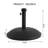 Outdoor 55-pound Round Black Umbrella Base