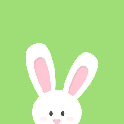 Easter Bunny by Kristyna Vagnerova - Wrapped Canvas Print