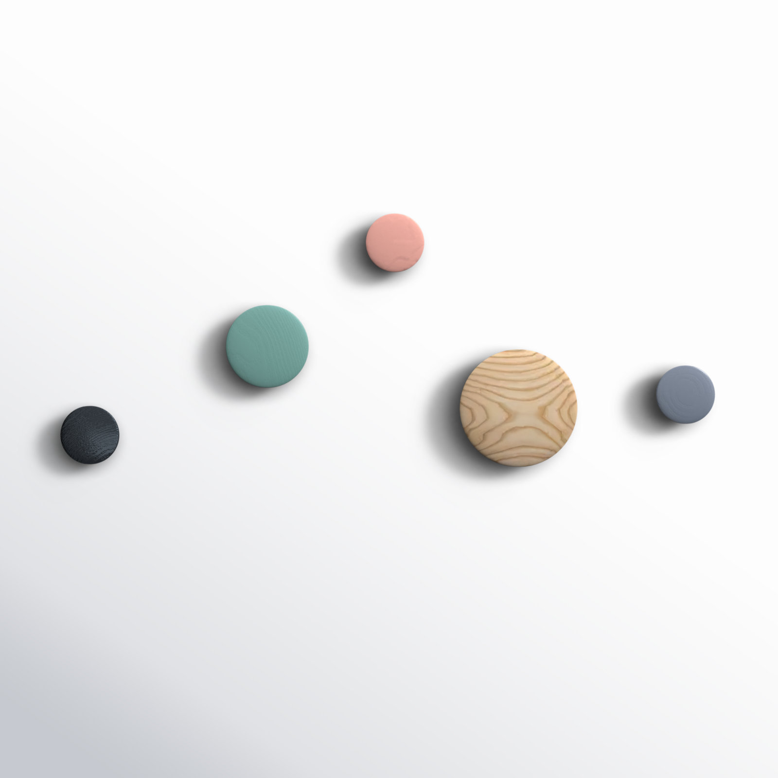 Albis Solid Wood Wall Hook, Multi-colored