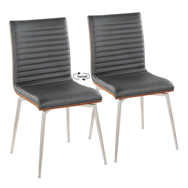 Chaise d'appoint pivotante de 20,9 po Caileb