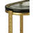 Acea Glass Top End Table