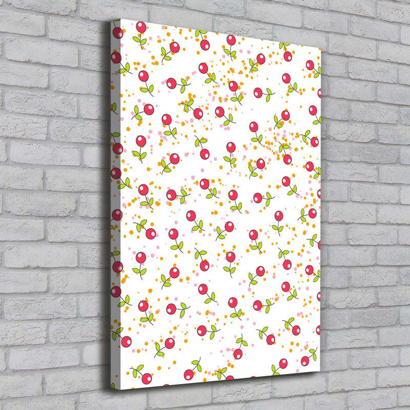 Cherries - Wrapped Canvas Print