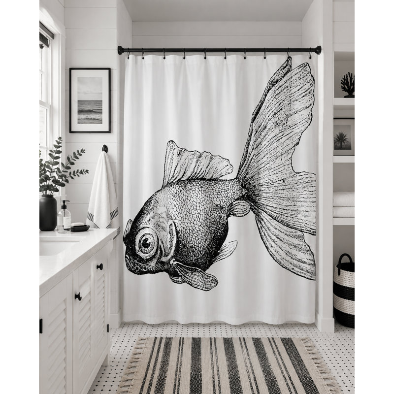Jaylan Cotton Shower Curtain