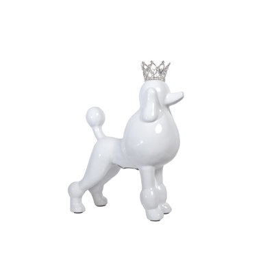 Caniche Eubanks avec couronne tirelire