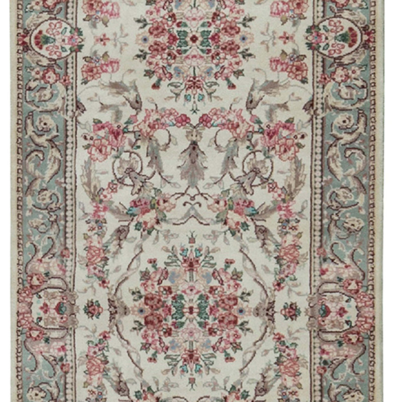 Wool Oriental Area Rug, Runner 2'6" x 9'