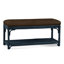 Summer Retreat Wicker Shelf Storage Bench-71425199-86505837