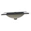 Black Ceramic Vessel Sink 24", 4.72" Inner Depth, 0.81" Countertop, Robust Build Basin Internal Superior Performance