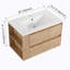Meuble-lavabo mural 30 po avec lavabo en céramique à 2 tiroirs à fermeture en douceur-501488657-501488656