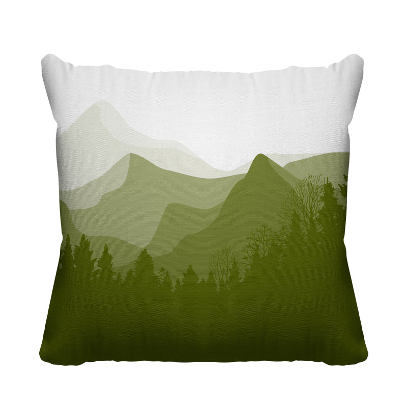 Coussin intérieur / extérieur Andor, L 19 po x H 19 po, Chartreuse