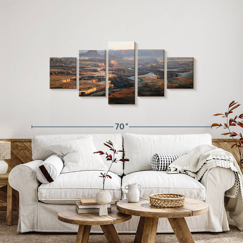 Great River, 24" H x 55" W