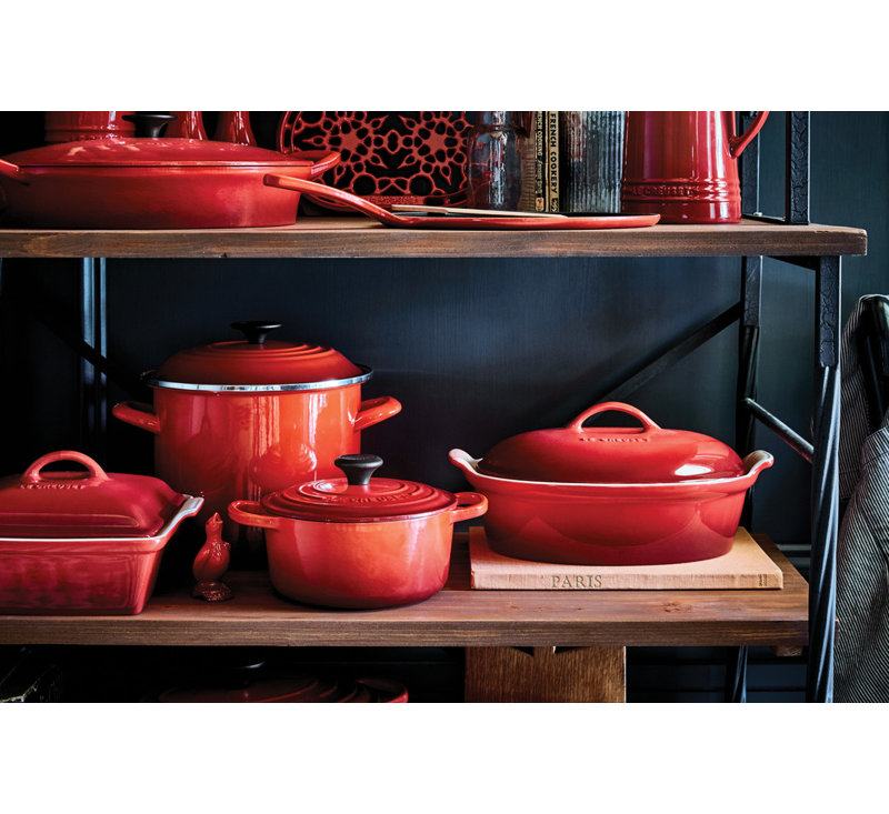 Le Creuset Heritage Stoneware 2.5 Qt. Square Casserole with Lid, Marseille