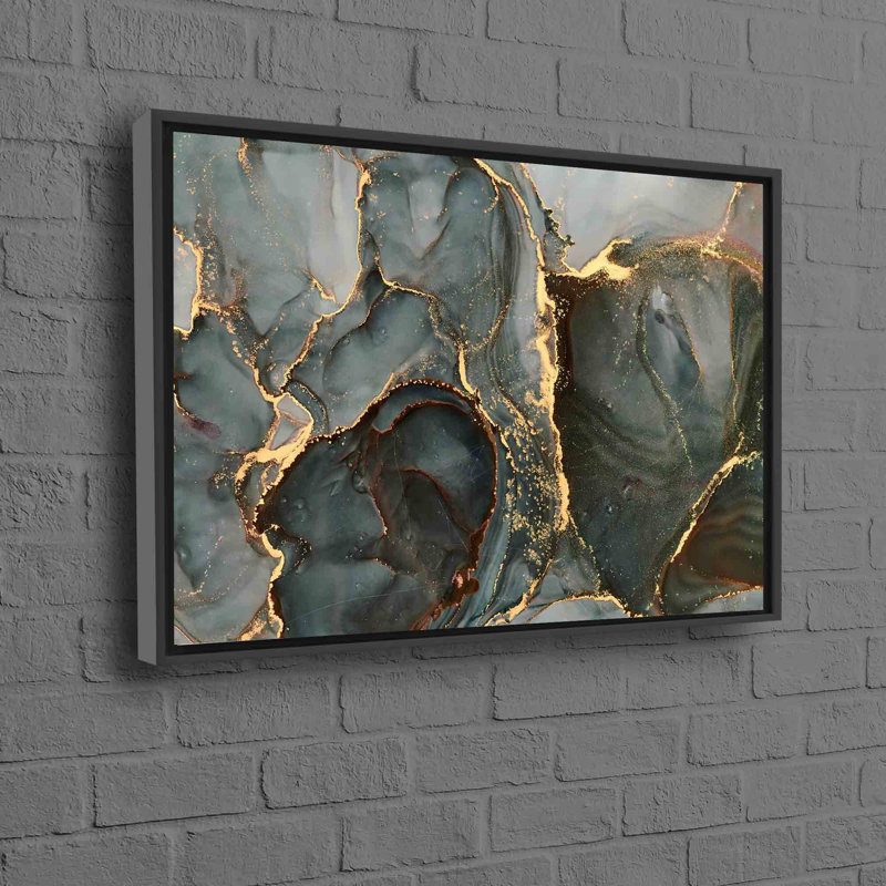 Stunning Marble Design Modern Canvas Wall Art For A Contemporary Touch In Your Living Space, 20 cm H x 30 cm W