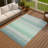 Machine Washable Indoor/Outdoor Jouett ACN2313 Stripes Rug-735959103
