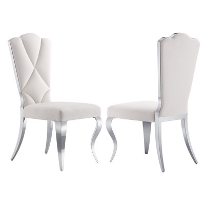 Marcas 19.3'' H Tufted Velvet Upholstered Side Chair